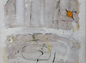 Lemon in the window, 60 x 60 cm