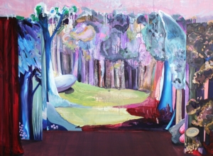 Mysthic Forrest 100x120cm 2023