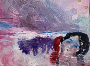 Face Above Surface_Cinderella_25x30cm