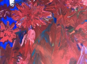 a WHIFT of RED_70x55cm