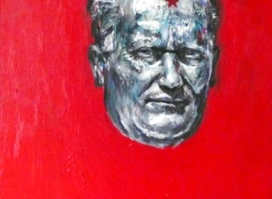 tito crveni 70x55cm oil